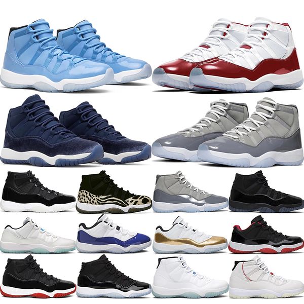 

2023 cherry 11 men basketball shoes bred high cool grey jumpman 11s concord 45 gamma blue j11 midnight navy velvet womens mens trainers