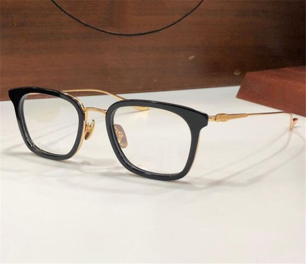 

new fashion design square titanium frame optical eyewear gizznme retro simple and generous style high end eyeglasses with box can do prescri, Black
