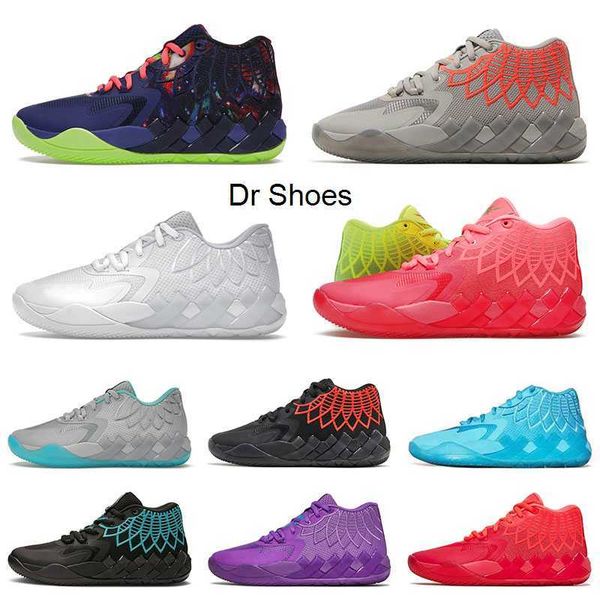 

women men's mb.01 lamelo ball queen city basketball shoes buzz city rick and morty sneakers designers sports shoes rock ridge red not f