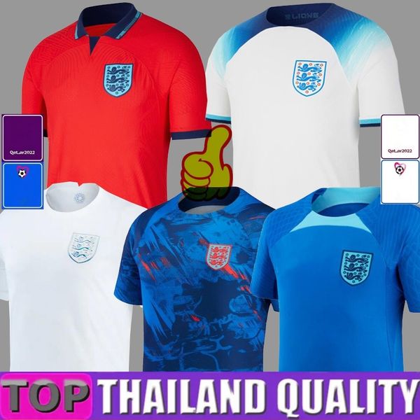 

s-4xl fans player 2022 englands soccer jerseys kane 9 sterling rashford sancho grealish mount foden national world cup kit men kids women tr, Black;yellow