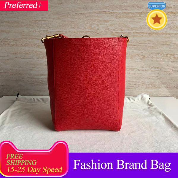 

10a designer bucket bag fashion woman underarm shoulder bags luxury soft grain calfskin handbags clemence cross body bag high capacity sangl