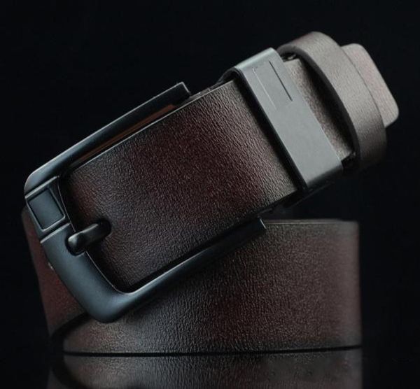 

needle buckle leather belt jeans fashion belts01940126, Black;brown