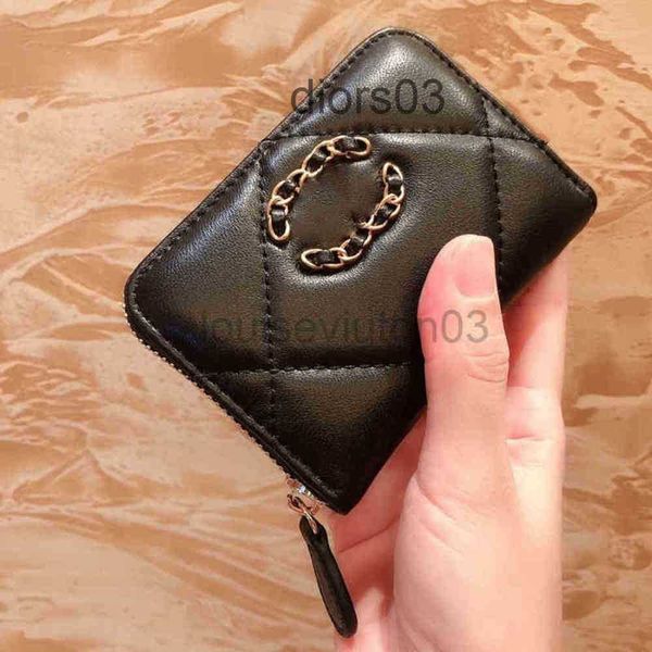 

leather channel bag wallet woman mens mini new chain multi card embroidery thread soft leather zero fashion handbag simple small wallet matc, Red;black