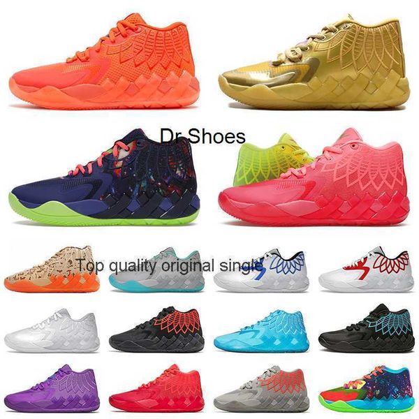 

2022 mb.01 men basketball shoes for sale rick and morty buzz city black blast queen citys rock ridge red not from here lamelo