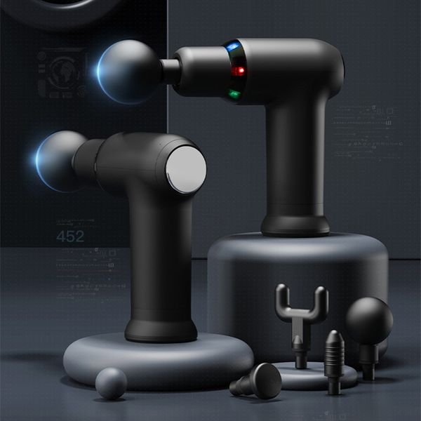 

full body massager full body massager compress massage gun cool led light percussion pistol massager deep tissue muscle neck body and back r