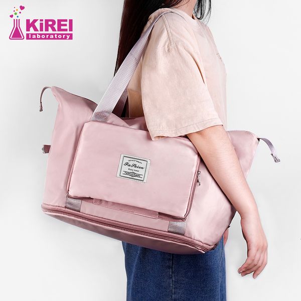 

duffel bags sell ladies foldable short-distance hand-held large-capacity travel luggage fitness mummy bag 221205