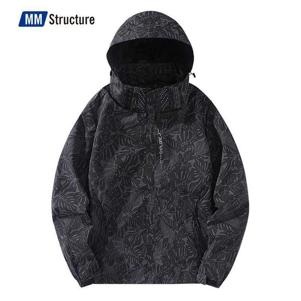 

men's jackets mens lightweight waterproof rain jacket raincoat for hiking travel with removable hood windbreaker jacket t221206, Black;brown