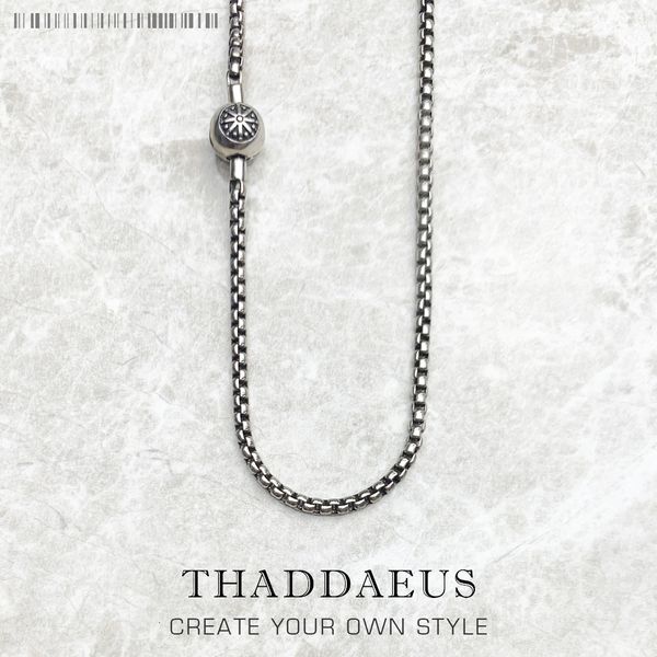 

pendant necklaces basic charm link chain necklace brand strand fashion jewelry europe style 925 sterling silver bijoux gift for men women 22