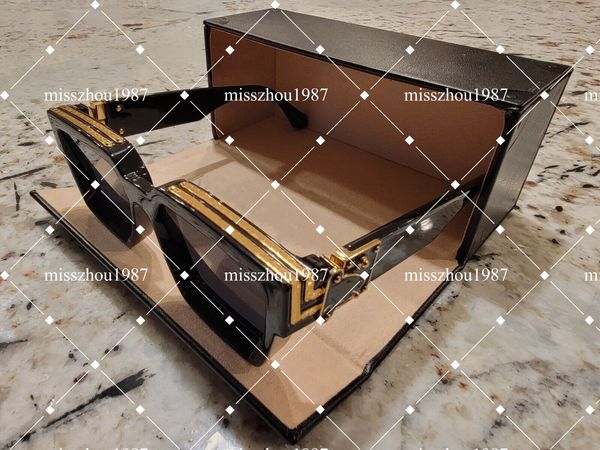 

sell luxury millionaire 96006 sunglasses full frame vintage designer sunglasses for men shiny gold- logo gold plated l96006, White;black