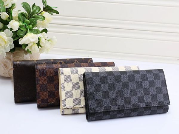 

designer bag men's wallet women holders 2022 luxury designer fashion leather wallets folding wallet mens and womens long simple printed, Red;black