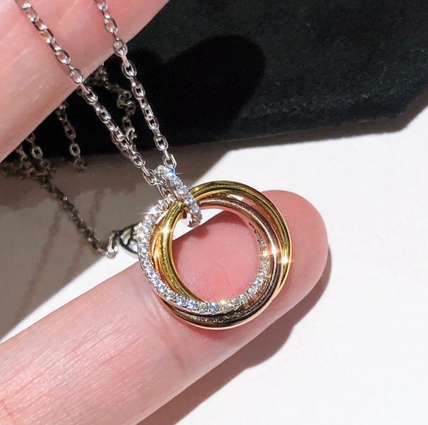 

ins necklace new in luxury fine jewelry chain necklace for womens pendant k gold heart designer ladies fashion pearl saturn statement paperc, Silver