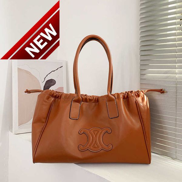 

designer bags for women small soft leather tote bags 2023 new fashion versatile drawstring large capacity portable shoulder factory direct s