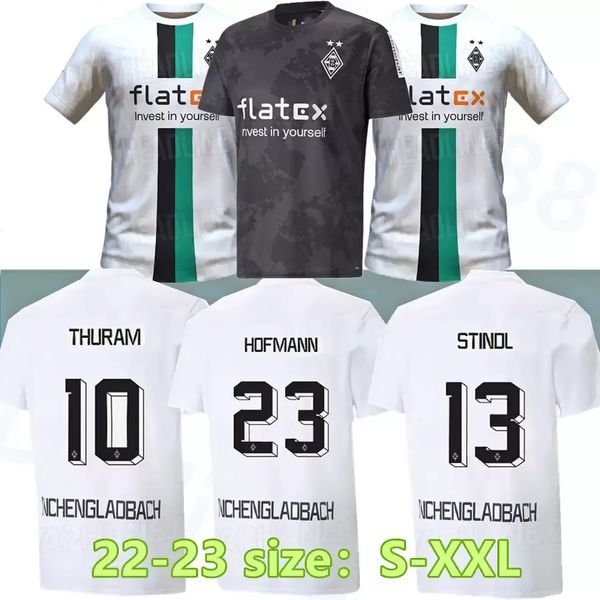 

22 23 borussia monchengladbach soccer jerseys 2022 2023 gladbach thuram elvedi plea stindl bensebaini neuhaus ginter hofmann embolo men kids, Black;yellow