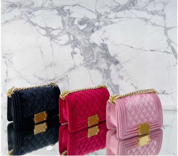 

cc bag wallets designer small fragrance wind gold hardware metal accessories velvet mom bags retro flip ladies shoulder crossbody bag fa, Red;black