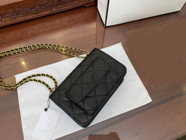 

cc bag wallets women fashion woc mini designer shoulder front small bag luxury classic flap diamond lattice leather quilted messenger retro, Red;black