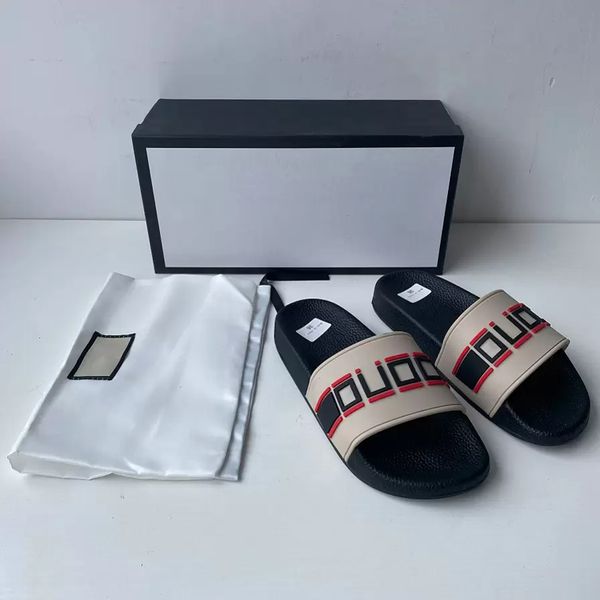 

2022 designer slides women man slippers luxury sandals brand sandals real leather flip flop flats slide casual shoes sneakers boots by bagsh, Black