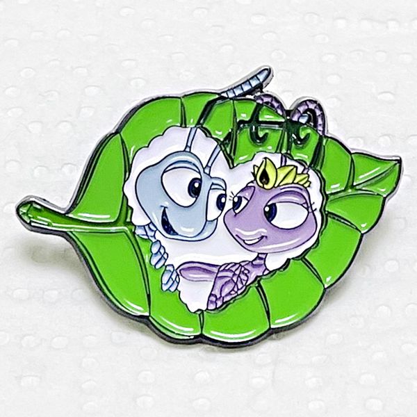 

a bug's life badge brooch insect world cartoon metal badge pin, Blue