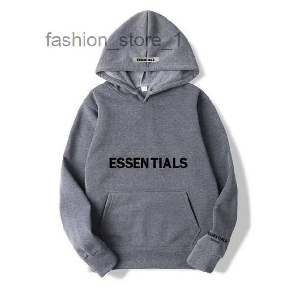 

men's hoodies sweatshirts hoodieshoodieshoodies feel of god fog essentials double thread zipper hooded sweater high street loose trend, Black