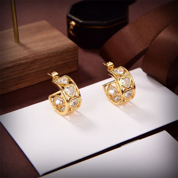 

designer luxury earrings ear studs fashion brand casual earring stud classic letters golden silver diamond pearl jewelry