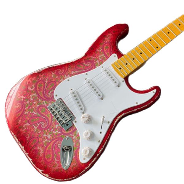 

lvymusical instrument chinese electric guitar fen s t alder body and maple neck hand made heavy relic 6 strings