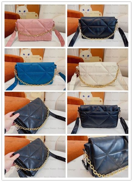 

system nappa underarm flap shoulder bag women triangle logo soft leather chain handbags lady message handbag luxurys designers bags