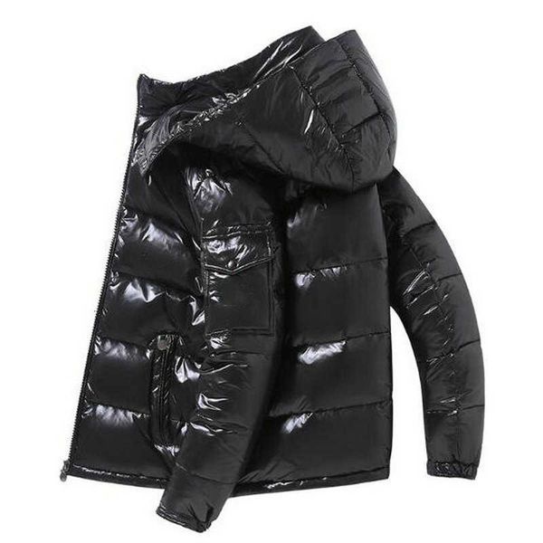 

down down jacket mens jacket parka men women classic casual coats outdoor warm feather winter doudoune coat outwear3xl pmye, Black