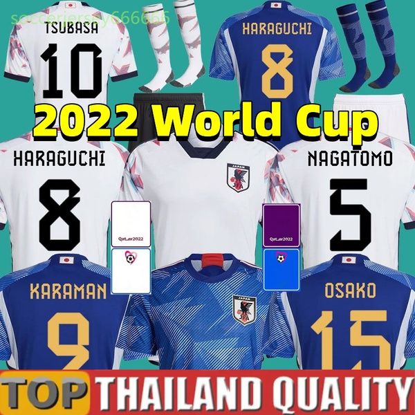 

xxl xl japan 2022 soccer jerseys isagi atom tsubasa minamino asano doan maeda kubo women men kids kit 2023 japanese uniforms 22 23 football, Black;yellow