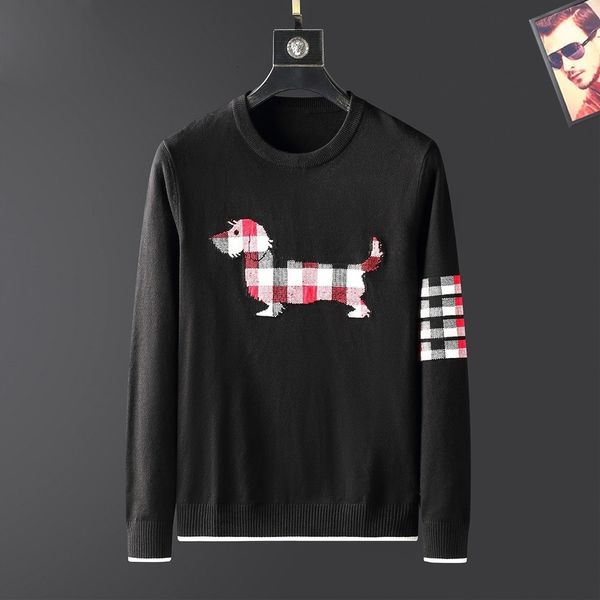 

men's sweaters spring fall sweater knitted oversized pullovers korean fashion clothing knit men harajuku clothes long sleeve 221206, White;black