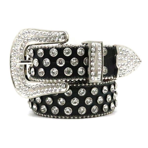 

luxury belts womens artificial diamond black pu alloy needle buckle rock tide stage performance punk kfg belts mens desinger belt leather fa, Black;brown