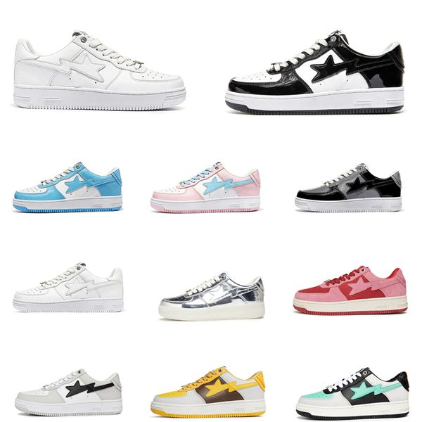 

sk8 sta baped running shoes designer bapesta camo black white green red orange camouflage men women trainers sports sneakers classic platfor