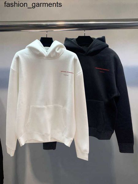 

designer men's hoodies sweatshirts autumn winter new hooded sweater alexanders printing fleece loose coat pullover women wangs, Black