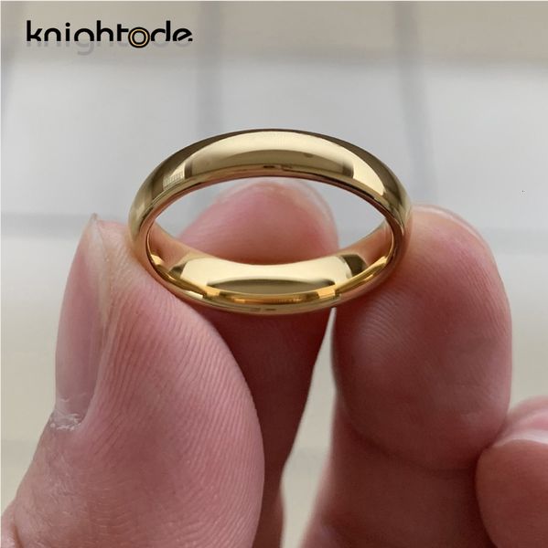 

band rings rings 2mm 4mm womens tungsten carbide gold color wedding band dome polished comfort fit 221206, Silver