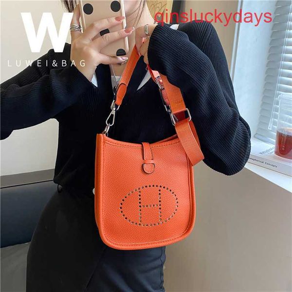 

herme evlins bags for women online outlet evelyn mini bag women's 2022 new large capacity high class foreign leather wide shoulder