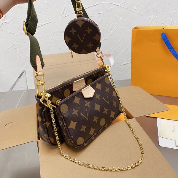 

the latest designer bags multi-element multi-pattern vintage solid color shoulder bag in 2022 comes with a small wallet multi-functional mah