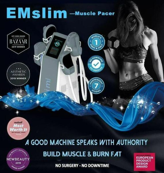 

ems scuptor slimming fat removal muscle stimulation emslim neo with rf muscle stimulator 4 handles building ems sculptings machine