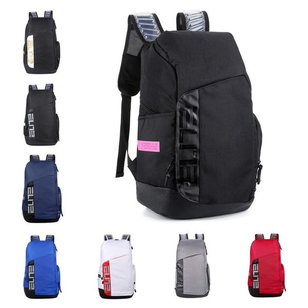 

2022 new elite pro basketball backpacks men women black white university red gold blue hoops student school bags size 32l175v