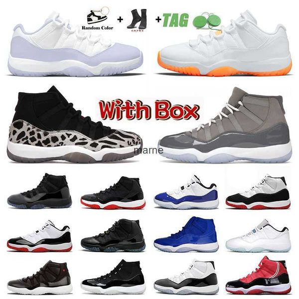 

basketball shoes designer sneakers trainers cool grey high animal instinct violet low legend blue jumpman 11 11s xi mens womens sports, Black