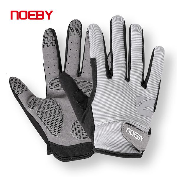 

five fingers gloves noeby fishing nonslip full finger outdoor sun protection antiuv cycling running men women tackle 221205, Blue;gray