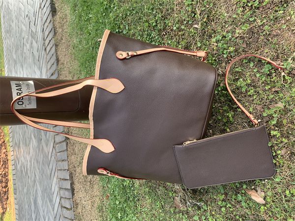 

luxurys designer bag 2pcs set women bags handbag shoulder messenger classic style fashion composite lady clutch the tote bag handbags female