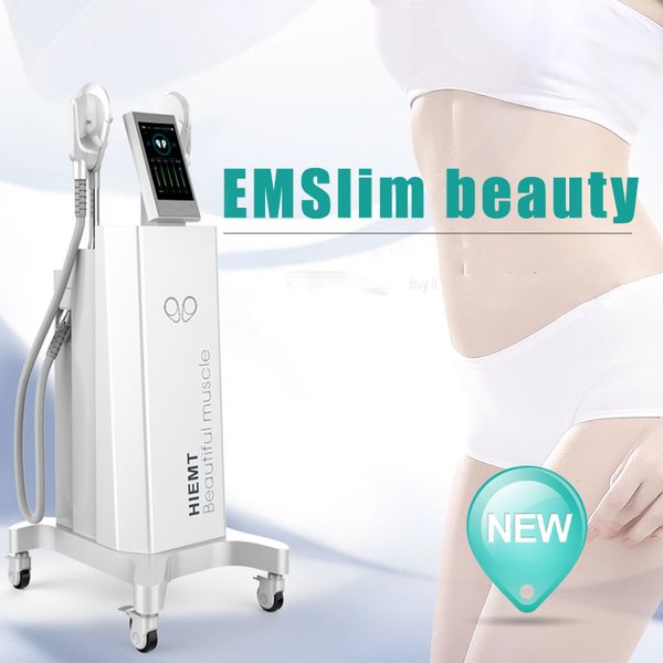 

emslim sculpt body magnetic muscle stimulation hiemt slimming tesla muscles stimulate fat melting machines 2 handles