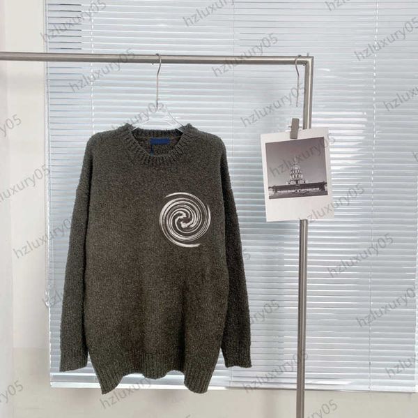 

womens sweater color contrast logo embroidery decoration round collar knitted sweaters long sleeve profile slim warm knitwear women apparel, White;black