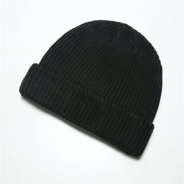 

2023 luxury knitted hat brand designer beanie cap men women autumn winter wool skull caps casual fitted fashion for lovers, Yellow