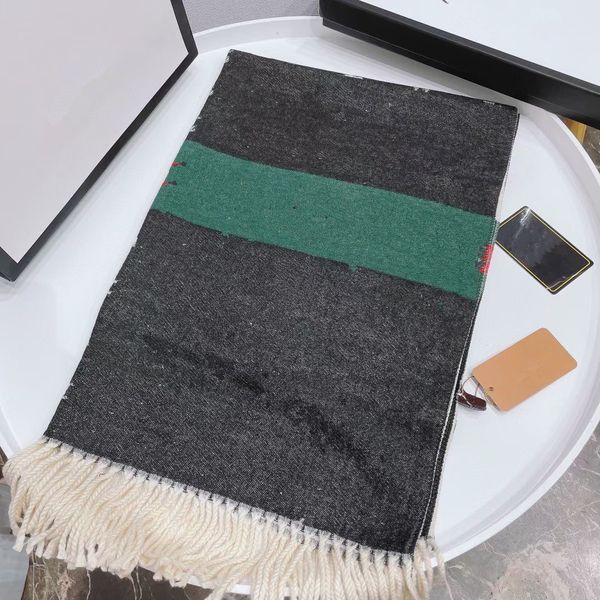 

2022 new high-end mother and daughter scarf cashmere warm tassel shawl, Blue;gray