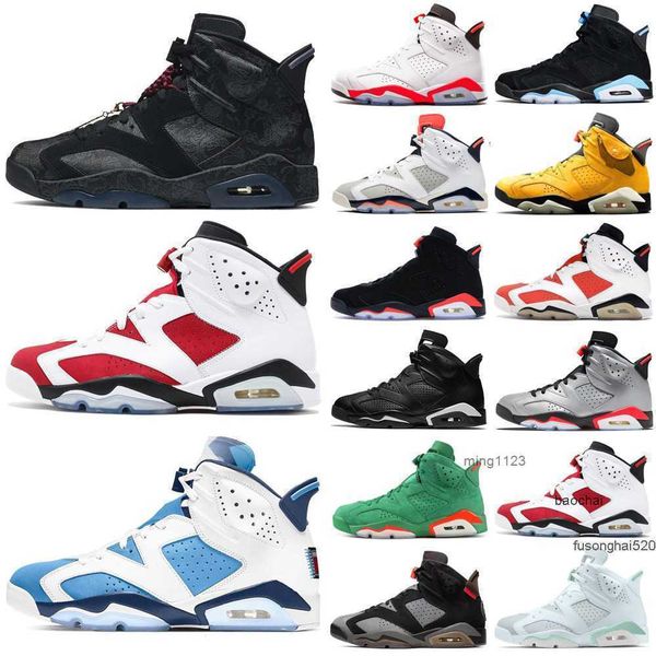 

2023 jumpman 6s basketball shoes mens 6 british khaki unc tiffany blue gold hoops carmine black infrared bordeaux tech chrome hare g87j