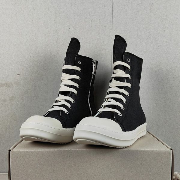 

men's canvas rick shoes high wax ro owens women's casual sneakers ncdp