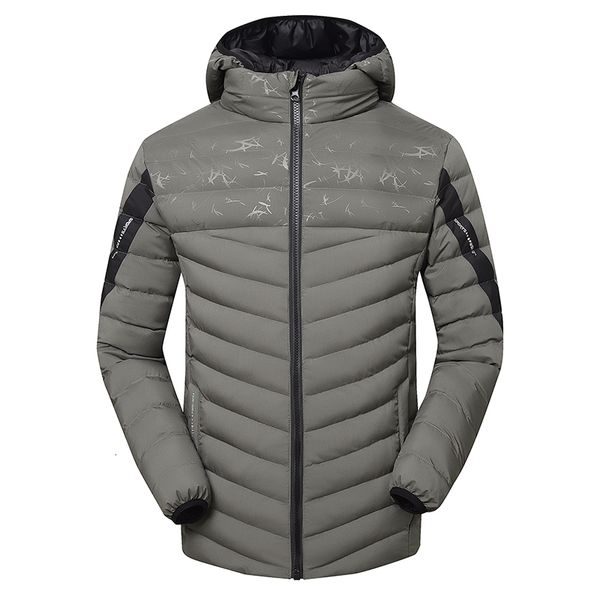 

men s down parkas winter casual fashion jackets mens autumn fur heated coats male warm windproof cotton outwear men 221206, Black