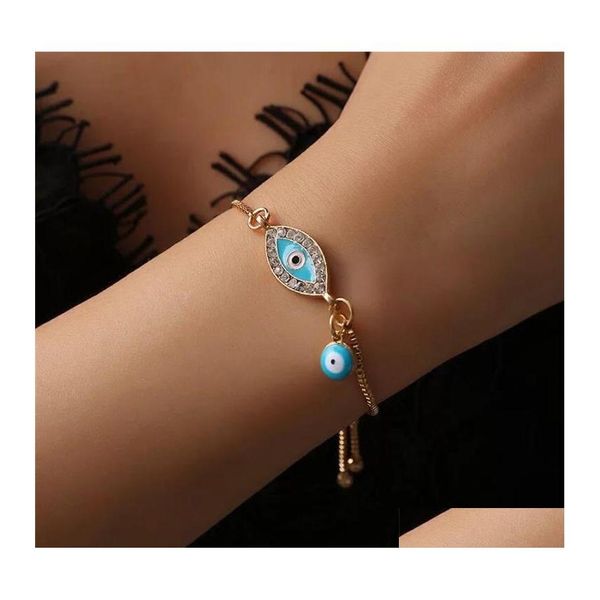 

charm bracelets charm turkish blue crystal evil eye bracelets for women handmade gold chains lucky bracelet woman jewelry 2873631 tm dhrvu, Golden;silver
