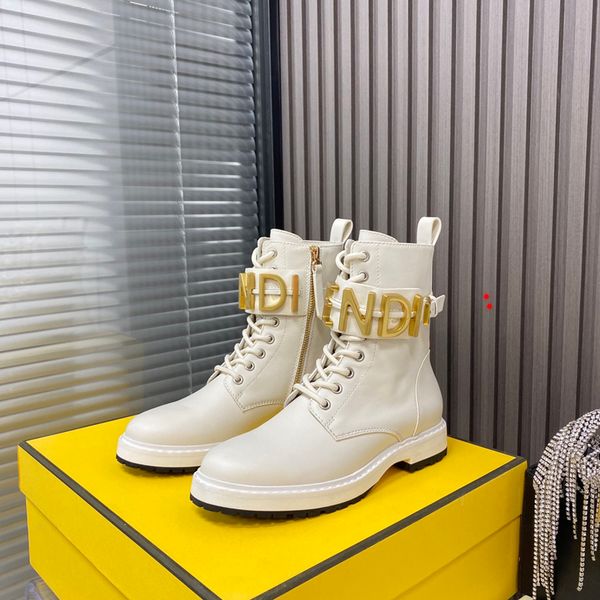 

designer women boots martin desert leather boot flamingos love arrow medal real leathers coarse winter designers shoes with box size 35-40 -, Black