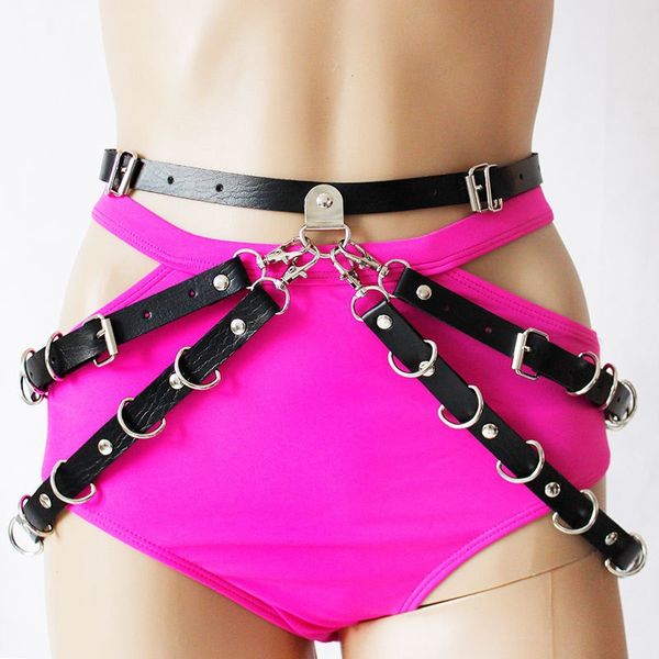 

costume accessories new punk black waist chain belt chain integrated performance, Silver