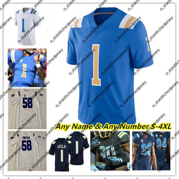 

american college football wear ucla bruins college football jerseys dorian thompson-robinson ethan garbers zach charbonnet keegan jones tj h, Black